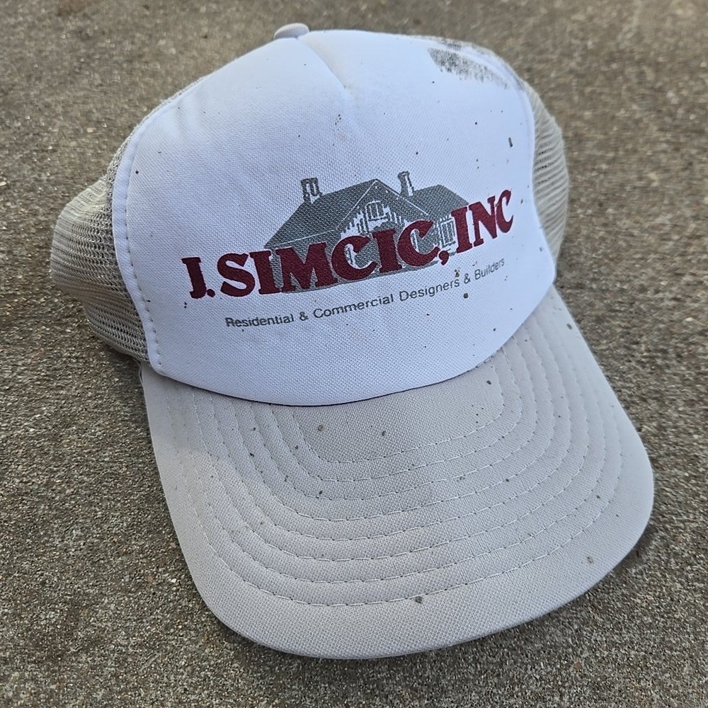 VTG Simcic Inc Speedway‎ Thrashed Hat OSFM Trucker Cap Designer Builders Taiwan